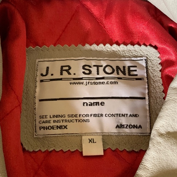 🏈⚾️J.R. Stone XL Men’s scarlet/gray Varsity jacket🏈⚾️ - Picture 3 of 12